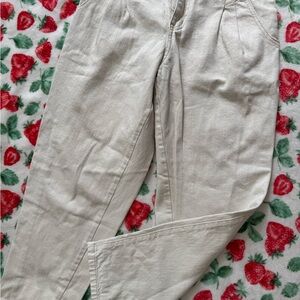 Stylish Cream Women's Jeans